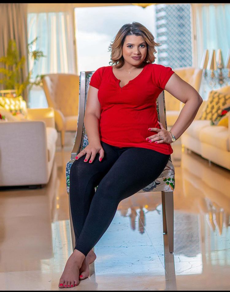 Kimberly Taveras da positivo a la COVID-19 en su última semana de embarazo