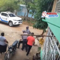 Agente PN agrede anciano durante incidente en Samaná
