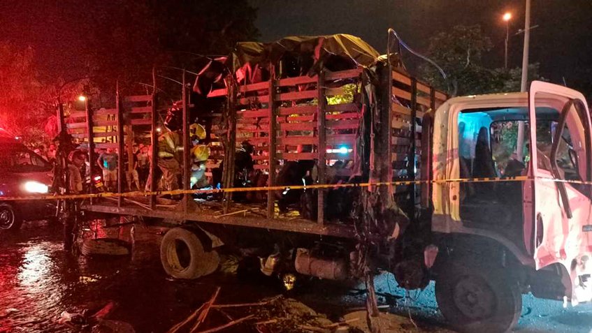 Más de una decena de policías heridos durante atentado con explosivos en Colombia