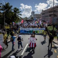 Aumentan las protestas por mejoras salariales en Puerto Rico