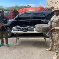 Decomisan 44 libras de presunta marihuana en Pedernales