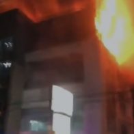 Reportan fuerte incendio en discoteca de SFM