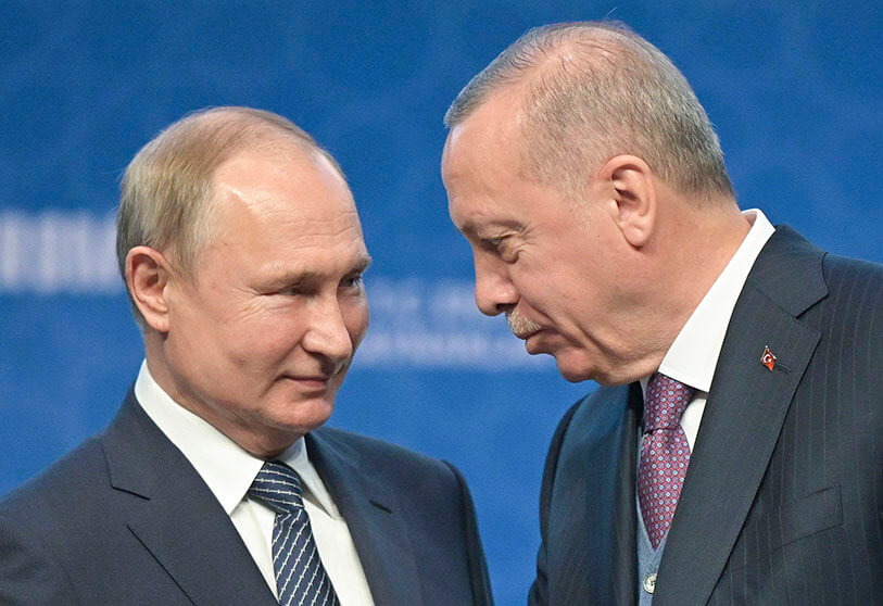 Presidente de Turquía al de Rusia: "Abramos juntos el camino para la paz"