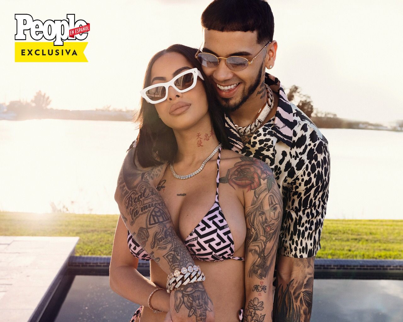 Anuel y Yailin brillan en la portada de la revista People en Español