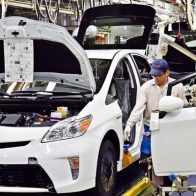 Toyota anunció este viernes que suspende desde el 21 hasta el 23 de marzo todas las operaciones en once de sus plantas japonesas