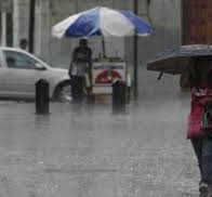 ¡Si va a salir lleve paraguas! Lluvias continuarán en gran parte de RD