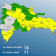 27 provincias continúan en alerta meteorológica por fuertes lluvias