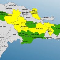 Elevan a 8 las provincias en alerta amarilla y mantienen otras 5 en verde