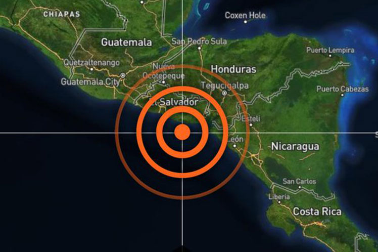 Fuerte sismo sacude este viernes El Salvador
