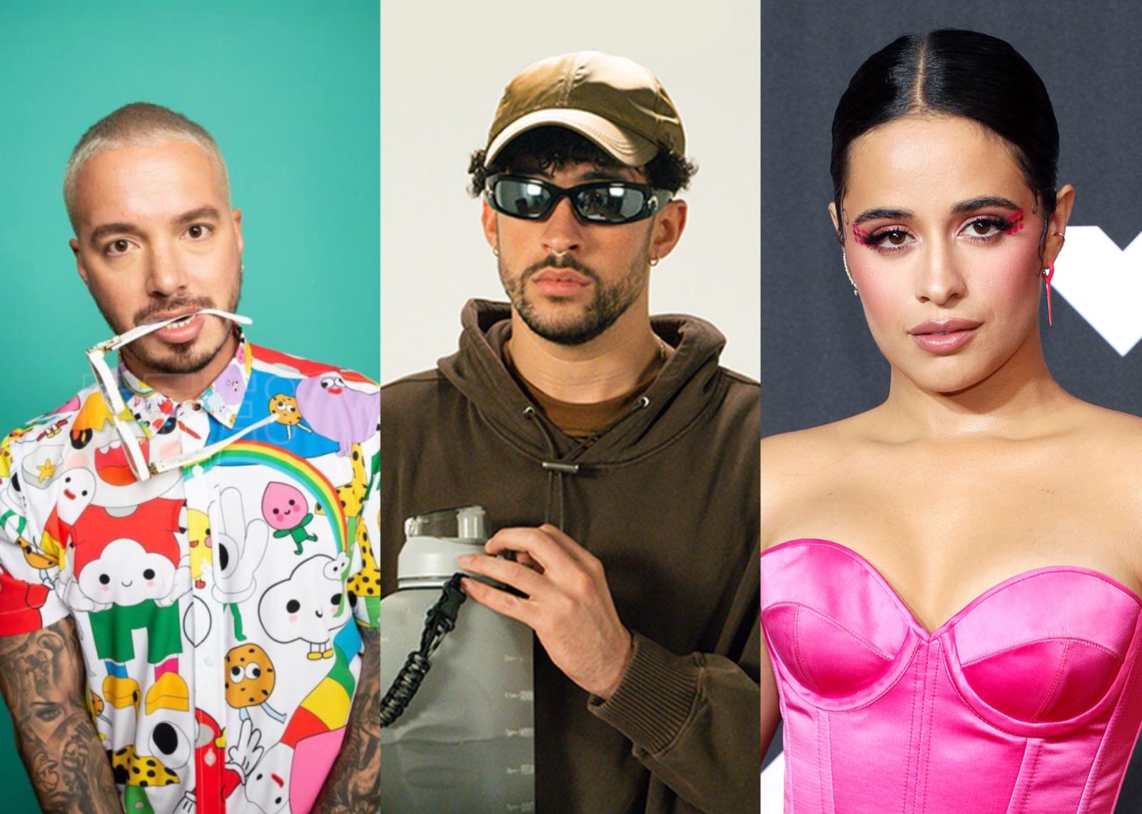 J Balvin, Bad Bunny y Camila Cabello encabezan top 20 de latinos con más oyentes mensuales en Spotify