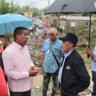 Dan inició a construcción del puente derribado por el río Lebrón en Pedro Brand