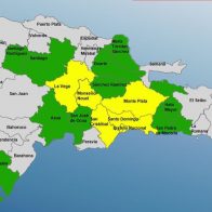 COE mantiene cinco provincias en alerta amarilla y diez en verdes por lluvias