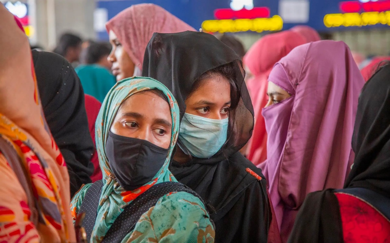 Mujeres musulmanas exige un DNI sin foto en Bangladesh
