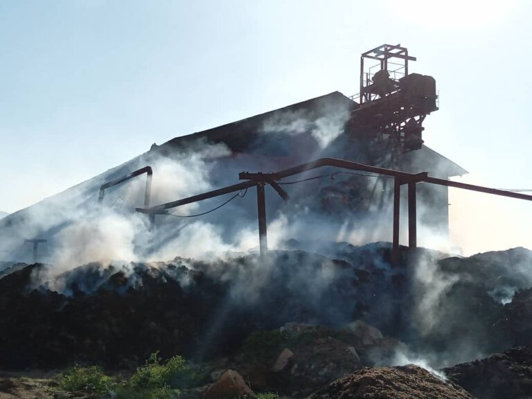 Un incendio en fábrica de azúcar cubana quemó 300 toneladas de bagazo de caña