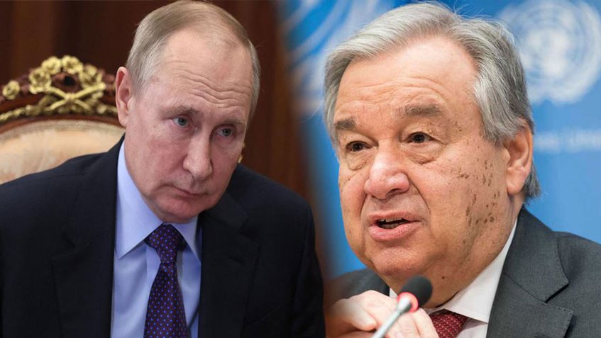 Putin admite a Guterres que la situación en Mariúpol es "trágica"