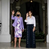 Primeras damas de EEUU y Panamá hablan sobre planes sociales y educativos