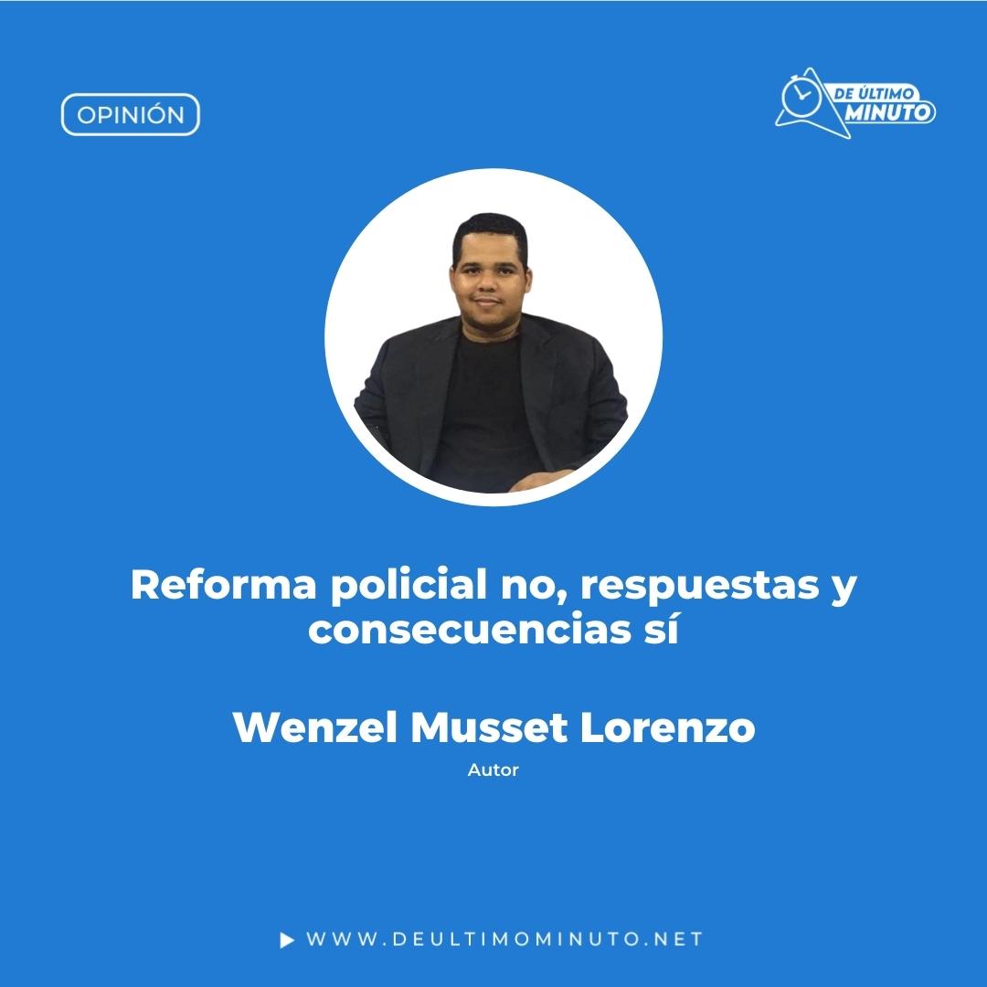 Reforma policial no, respuestas y consecuencias sí