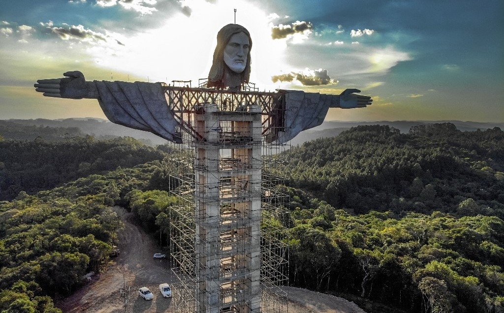 Construyen en Brasil el Cristo más alto del mundo; podrían inaugurarlo en 2023