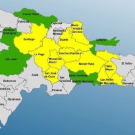COE eleva a 15 las provincias en alerta por incidencia de vaguada
