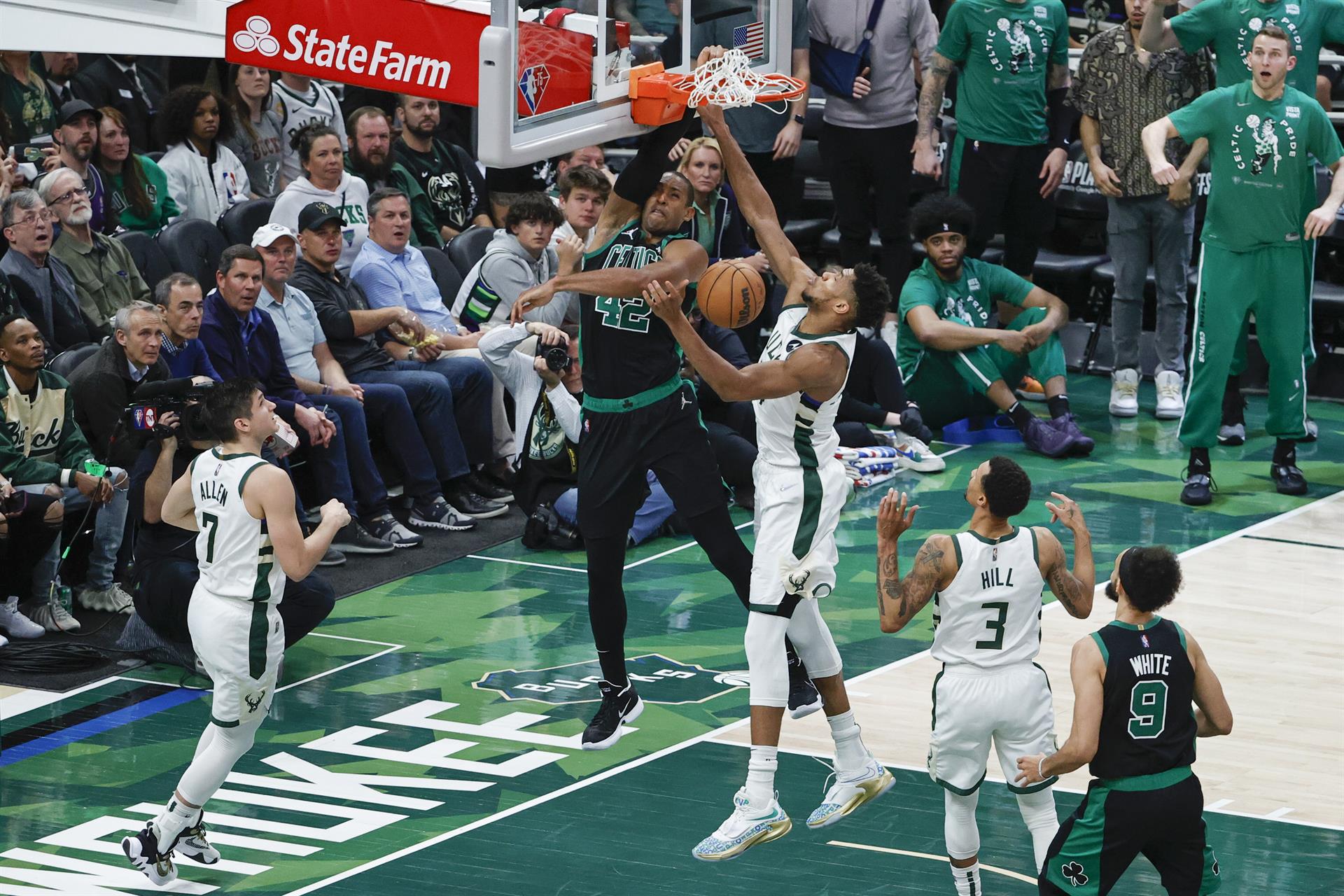 Al Horford: No me gustó cómo me miró Giannis