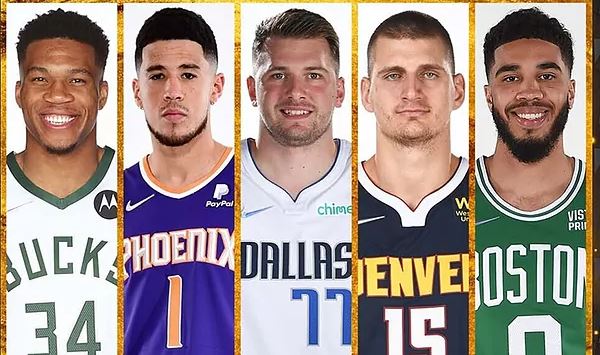 Giannis Antetokounmpo, Nikola Jokic y Luka Doncic lideran primer equipo All-NBA