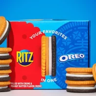 Oreo y Ritz se unen; presentan galletas dulces y saladas al mismo tiempo