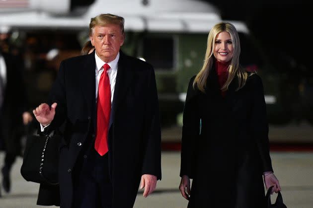 Trump critica a su hija Ivanka por sus comentarios sobre la toma de Capitolio