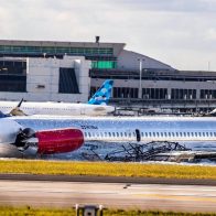 Avión de Red Air accidentado en Miami