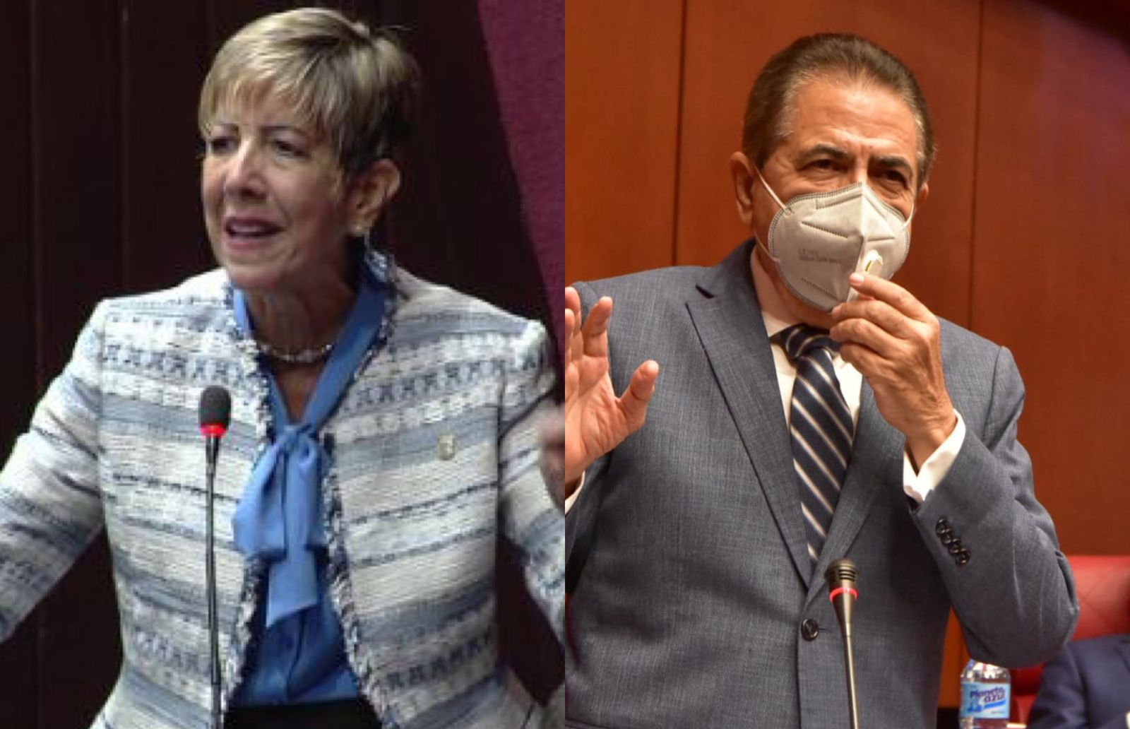 Senadores muestras sus dotes en el canto en el Congreso Nacional
