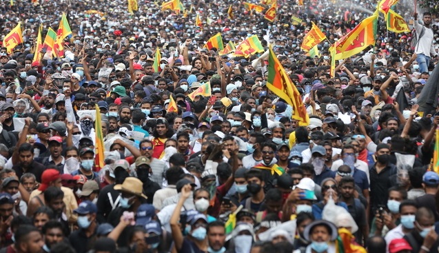 El portavoz del Parlamento anuncia la dimisión del presidente de Sri Lanka