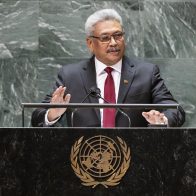 El presidente de Sri Lanka