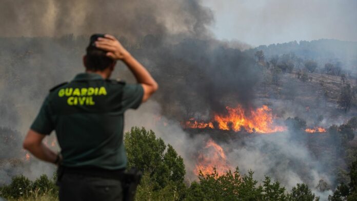 España es el país europeo más afectado por los incendios