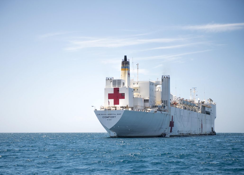 Buque Hospital Comfort vendrá a la República Dominicana en noviembre