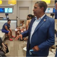 Espaillat visita envejecientes