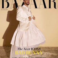 ¡El Conejo Malo lo hace de nuevo! Posa para Harper’s Bazaar con vestuario femenino