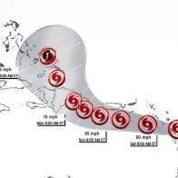 Emiten alerta de huracán por Fiona para varias áreas de Puerto Rico