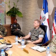 Ministro de Defensa de RD en reunión con oficiales EE.UU.