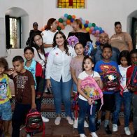 Donan útiles escolares a más de 650 niños del Distrito Nacional
