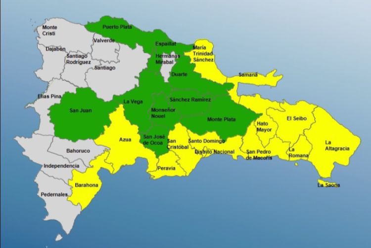 Colocan 21 provincias en alerta meteorológica por tormenta Fiona
