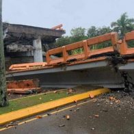 Obras Públicas dice tramo de puente que colapsó en La Vega estaba fuera de servicio