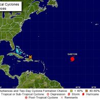 Se forma tormenta Gastón en el Atlántico mientras Fiona amenaza a Bahamas