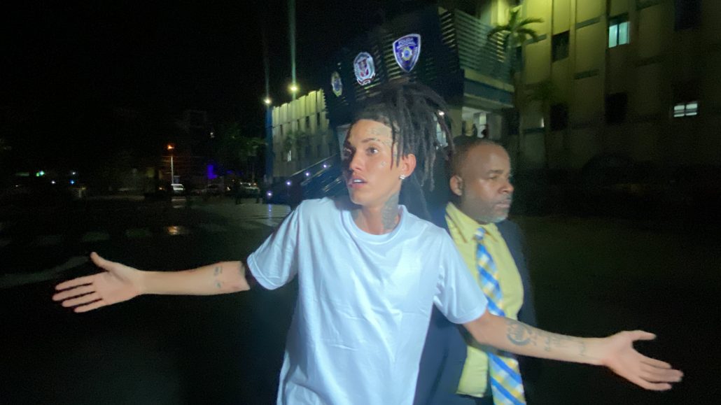 Onguito Wa al ser dejado en libertad