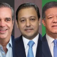 Luis Abinader, Abel Martínez y Leonel Fernández