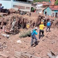 Una docena de casas derrumbadas en Venezuela a causa de las lluvias