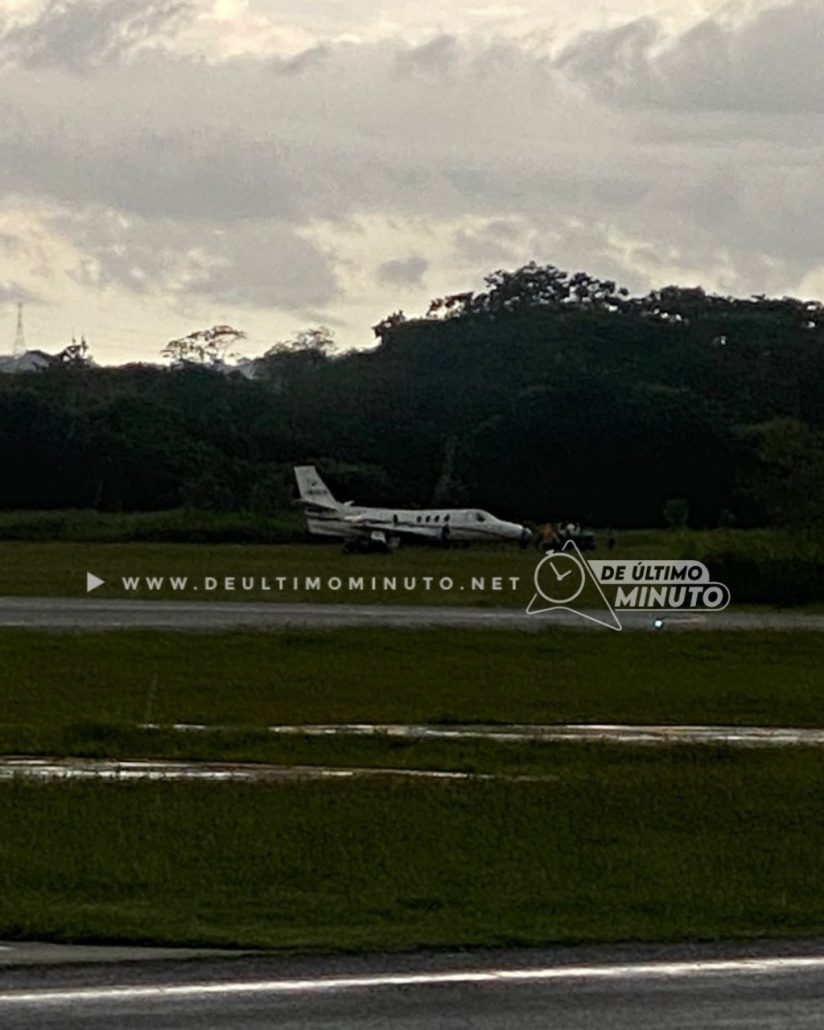 Avión se desliza fuera de pista al aterrizar en aeropuerto El Higüero