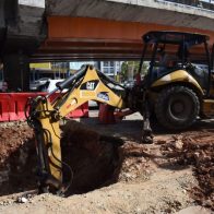 Cierran carriles en avenida 27 de febrero con Leopoldo Navarro por trabajos de la CAASD