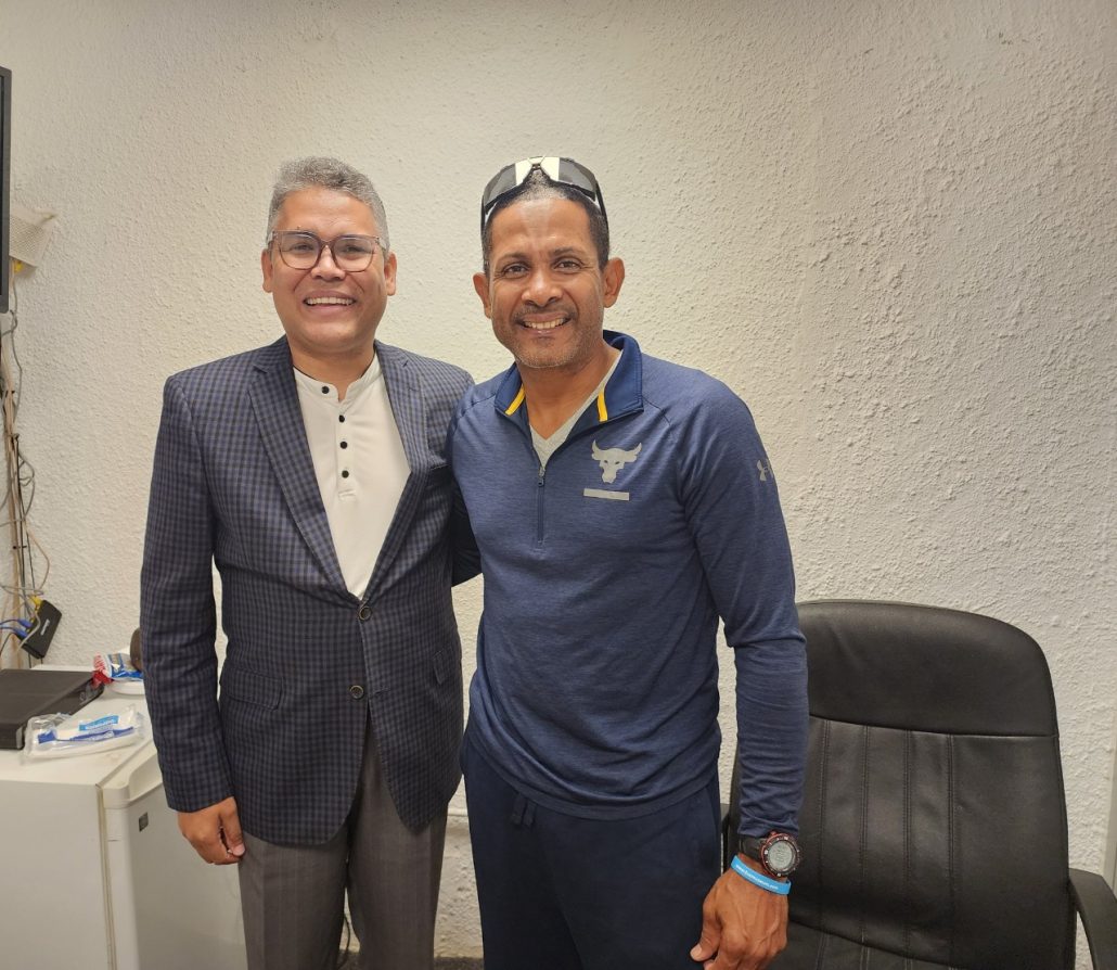 Carlos Peña y Fernando Tatis (padre)