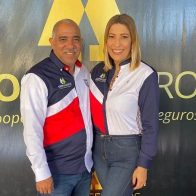 Manuel Gutiérrez y Ruth Soto; presidente y gerente general de Coopseguros