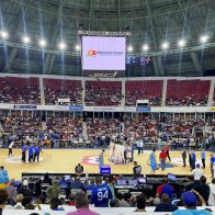 Paralizan juego entre Dominicana y Argentina por gotera en el Palacio de los Deportes 