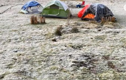 Esta madrugada Valle Nuevo registro una temperatura mínima de -6°C